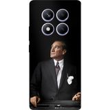 Redmi Note 14 PRO PLUS Uyumlu Ufka Bakan Lider Atatürk Baskılı Silikon Kılıf