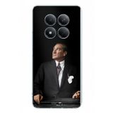 Redmi Note 15 PRO PLUS Uyumlu Ufka Bakan Lider Atatürk Baskılı Silikon Kılıf