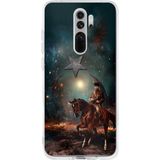 Redmi Note 8 Pro Uyumlu Atatürk At Üstünde Zafer Baskılı Silikon Kılıf
