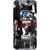 Redmi Note 8 Uyumlu Kırmızı Mustafa Kemal Atatürk İmza Baskılı Silikon Kılıf