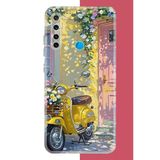 Redmi Note 8 Uyumlu Sarı Mobilet Baskılı Silikon Kılıf