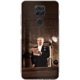 Redmi Note 9 Uyumlu Atatürk İlk Meclis Konuşması Baskılı Silikon Kılıf
