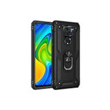 Redmi Note 9 Yüzük Stantlı Kamera Korumalı Köşe Korumalı Armor Tank Zırh Telefon Kılıfı Kapak