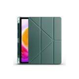 Redmi Pad SE 8.7 inç Uyumlu Kalem Bölmeli Uyku Modlu Katlanabilir Trifolding Tablet Kılıfı Koyu Yeşil