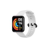 Redmi Watch 2 Lite Kordon Akıllı Saat Bileklik Kordonu Silikon Kayış + Ppma Nano Ekran Koruyucu Beyaz
