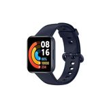 Redmi Watch 2 Lite Kordon Akıllı Saat Bileklik Kordonu Silikon Kayış + Ppma Nano Ekran Koruyucu Lacivert