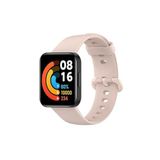 Redmi Watch 2 Lite Kordon Akıllı Saat Bileklik Kordonu Silikon Kayış + Ppma Nano Ekran Koruyucu Pembe
