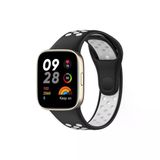 Redmi Watch 3 Spor Delikli Kordon - Siyah-Beyaz