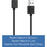 Redmi Watch 5 Active / Redmi Watch 5 Lite Uyumlu Şarj Cihazı - Siyah