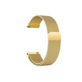 Redmi Watch 5 Active/Redmi Watch 5 Lite ile Uyumlu Metal Hasır Kordon Güçlü Mıknatıs Altın
