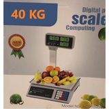 Redmoon 40 kg Kapasiteli Elektronik Terazi Bozuk Para Sayma Fonksiyonu ile A++ Kalite - Açık Mavi