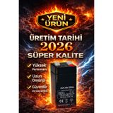 REDMOON 4v4ah 2026 Yılı Üretimli Süper Kalite Akü Terazi Aküsü