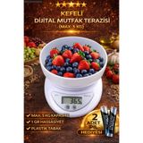 REDMOON Kefeli Ultra Lüks Dijital Ekranlı 5 Kg 1 gr Çok Şık Hassas Elektronik Mutfak Terazisi