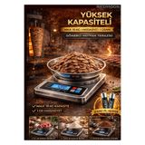 REDMOON XF-03 PASLANMAZ ÇELİK KEFELİ DÖNERCİ VE MUTFAK TERAZİSİ 5 KG KAPASİTELİ 1 GRAM HASSASİYETLİ