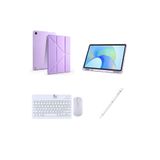 redmud teknoloji Galaxy Tab A9 Plus x210 / A11 Plus x230 11 inç Uyumlu Standlı Kılıf Dokunmatik Kalem ve Klavye Mouse 3'lü Set
