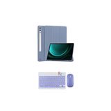 Redmud Teknoloji Galaxy Tab S10 Plus Uyumlu Tablet Kılıfı Ve Klavye Mouse Set Kalem Bölmeli Smart Kılıf