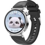 Redmud Teknoloji Huawei Watch Gt4 41 mm ve Gt5 41 mm ile Uyumlu 18 mm Kordon Ayarlanabilir Tokalı Soft Silikon Kayış - Siyah