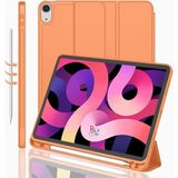 Redmud Teknoloji iPad 11.nesil 11 Inç 2025 Ile Uyumlu Tablet Kılıfı Standlı Uyku Modlu Kalem Bölmeli Akıllı Kılıf - Turuncu