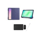 redmud teknoloji iPad 8. Nesil ve 9. Nesil 10.2 inç ile Uyumlu Standlı Kılıf Klavye Mouse ve Dokunmatik Kalem Set, 10.2 inç, rmdtbsetıp987nslıp102ıpnsl, Lacivert, Erkek