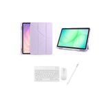 redmud teknoloji ıPad 8. Nesil ve 9. Nesil 10.2 inç ile Uyumlu Standlı Kılıf Klavye Mouse ve Dokunmatik Kalem Set