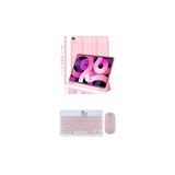 redmud teknoloji ıPad Air 4.5.6.Nesil 10.9 inç Uyumlu Tablet Kılıfı ve Klavye Mouse Set Kalem Bölmeli Smart Kılıf