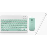 Redmud Teknoloji Ipad Tablet Modelleri ile Uyumlu Klavye Mouse ve Dokunmatik Kalem Seti 3 In 1 Blukey Trio - Açık Yeşil