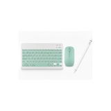 Redmud Teknoloji Ipad Tablet Modelleri ile Uyumlu Klavye Mouse ve Dokunmatik Kalem Seti 3 In 1 Blukey Trio - Açık Yeşil