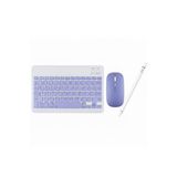 Redmud Teknoloji Ipad Tablet Modelleri Ile Uyumlu Klavye Mouse Ve Dokunmatik Kalem Seti 3 In 1 Blukey Trio, Lavander