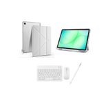 redmud teknoloji Samsung Galaxy Tab A11 Plus sm-X230 ile Uyumlu Standlı Kılıf Klavye Mouse ve Dokunmatik Kalem Seti
