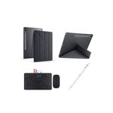 Redmud Teknoloji Samsung Galaxy Tab S9 Fe X510 10.9 İnç Uyumlu Standlı Kılıf Dokunmatik Kalem Ve Klavye Mouse 3Lü Set