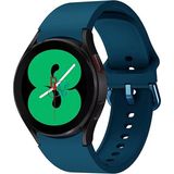Redmud Teknoloji Samsung Galaxy Watch 6 40MM ile Uyumlu Kordon Kavis Tasarımlı Silikon Kayış - Kot Mavi