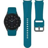 Redmud Teknoloji Samsung Galaxy Watch 6 40MM ile Uyumlu Kordon Kavis Tasarımlı Silikon Kayış - Petrol