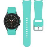 Redmud Teknoloji Samsung Galaxy Watch 6 40MM ile Uyumlu Kordon Kavis Tasarımlı Silikon Kayış - Turkuaz