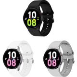 Redmud Teknoloji Samsung Galaxy Watch 6 Seri 40 mm 44MM Classic 47 mm 3lü Set Silikon Kordon Kavis Tasarımlı Kordon - Siyah - Beyaz - Gri