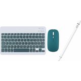 Redmud Teknoloji Xiaomi Tablet Modelleri ile Uyumlu Klavye Mouse ve Dokunmatik Kalem Seti 3 In 1 Blukey Trio - Haki