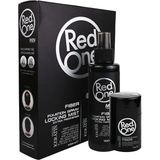 Redone Men Saç Dolgunlaştırıcı Saç Fiberi Saç Tozu+Sprey 2Li Set - siyah