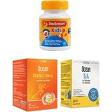 Redoxon Çocuklar Için C,d Ve Çinko Desteği 60 Çiğneme T.+ C Vitamini 30 T.+ D3 K2 Vitamin Damla 20 Ml