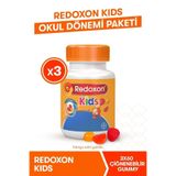 Redoxon Kids C Vitamini D Vitamini Ve Çinko Içeren Çiğnenebilir Tablet 60 Adet 3'lü Paket
