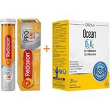 Redoxon Pro 15 Efervesan Tablet+ocean D3k2 Damla 20 ml - Sade