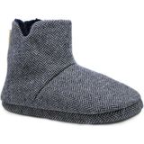 RedPlay Erkek Panduf Peluş Ev Ayakkabısı BalıkSırtı Ev Botu - Lacivert