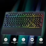 Redragon K515 PRO Shiva RGB Kablosuz Membranlı TÜRKÇE Oyun Klavyesi, 98 Tuşlu Mekanik Hissi Klavye ve Smooth Lineer Switch,Makro ve Multimedya Tuşları, Çıkarılabilir Bilek Dayağı, Yazılım Destekli