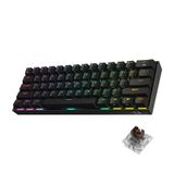Redragon K530 Pro Brown Switch Türkçe Kablosuz Mekanik Klavye siyah