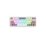 Redragon K616 Fizz PRO %60 3 mod kablolu, 2.4 GHz kablosuz, Bluetooth mekanik oyun klavyesi, doğrusal kırmızı şalter, Pro Drive/yazılım destekli