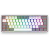 Redragon K616 Fizz Pro Rgb Red Switch 2.4ghz Kablosuz Klavye beyaz-gri