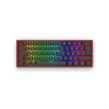 REDRAGON K616 Fizz PRO RGB Red Switch 2.4GHz Kablosuz Mekanik Oyuncu Klavyesi, Siyah