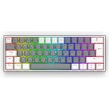 Redragon K616 Fizz Pro Rgb Red Switch 2.4ghz Kablosuz Türkçe Mekanik Oyuncu Klavyesi - Gri - Beyaz