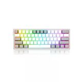 Redragon K617 Fızz Rgb Red Swıtch Beyaz Gri Mekanik Oyuncu Klavyesi