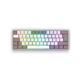 Redragon K617 Gri-Beyaz Rgb %60 Tkl Red Switch Kablolu Mekanik Oyuncu Klavyesi