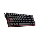 Redragon K617-RGB 16,8 Milyon Rgb Aydınlatma, Red Switch Fizz%60 Q Türkçe Kablolu Mekanik Oyuncu Klavyesi Siyah - Option-1 - 001-Renkli
