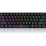 Redragon K630 RGB Dragonborn %60 Blue Switch Kablolu Mekanik Klavye siyah